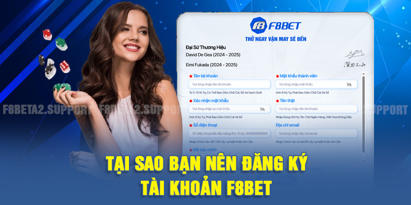 Tại sao bạn nên đăng ký tài khoản F8BET?